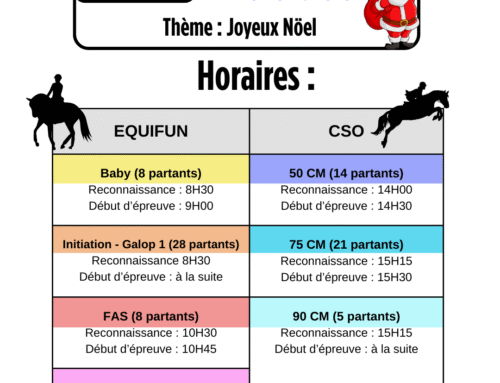 [Concours interne – manche 2 – Horaires]